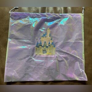 Disney castle draw string bag